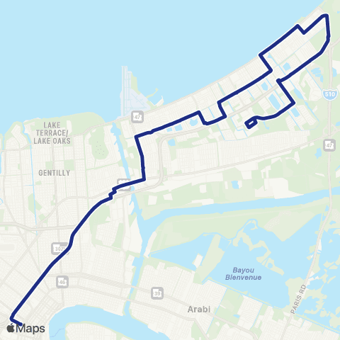New Orleans RTA Morrison OWL map