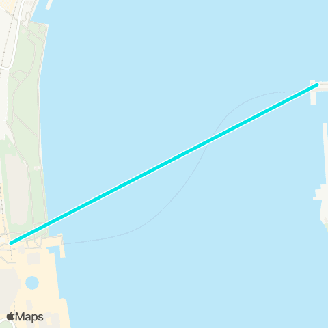 New Orleans RTA Algiers Point Ferry map