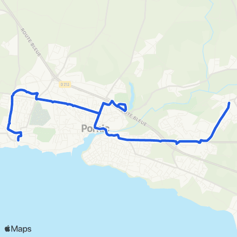 Navette urbaine Pornic Le Clion-sur-Mer - Sainte-Marie-sur-Mer map