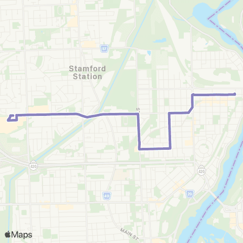 Niagara Region Transit Hospital map