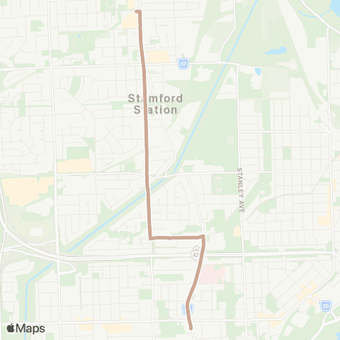 Niagara Region Transit Town & Country - Church's Ln map