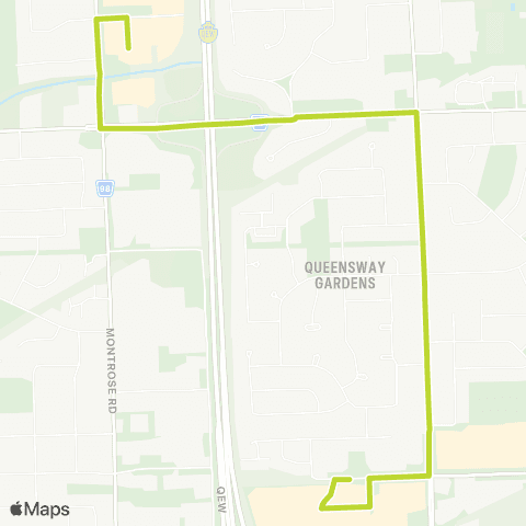 Niagara Region Transit Thorold Stone Rd. - Mt. Carmel map