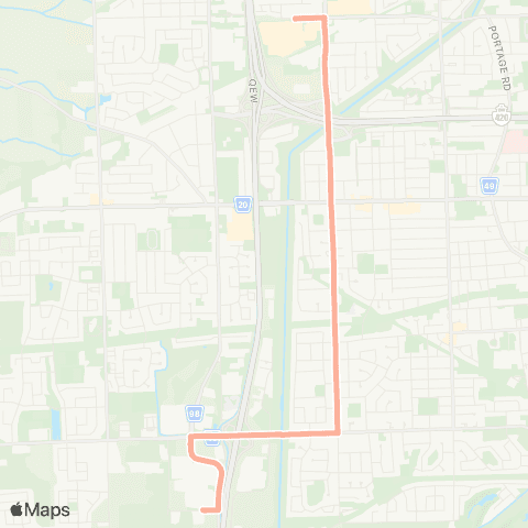 Niagara Region Transit Dorchester Rd. map