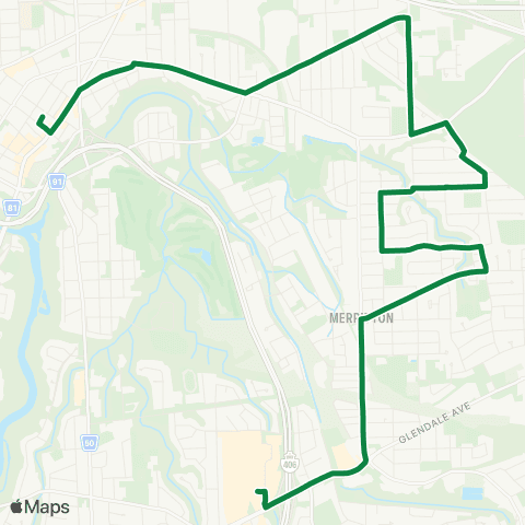 Niagara Region Transit Secord Woods map