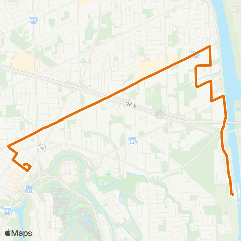 Niagara Region Transit Crosstown map