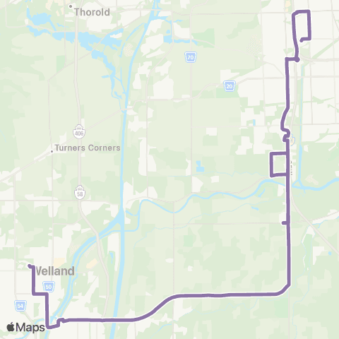 Niagara Region Transit Niagara Falls map
