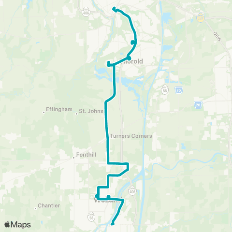 Niagara Region Transit Brock University - St. Catharines map