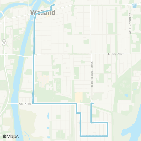 Niagara Region Transit Ontario Rd map