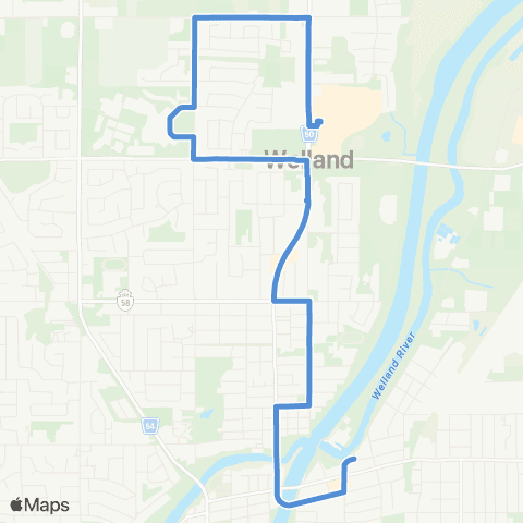 Niagara Region Transit Niagara St map