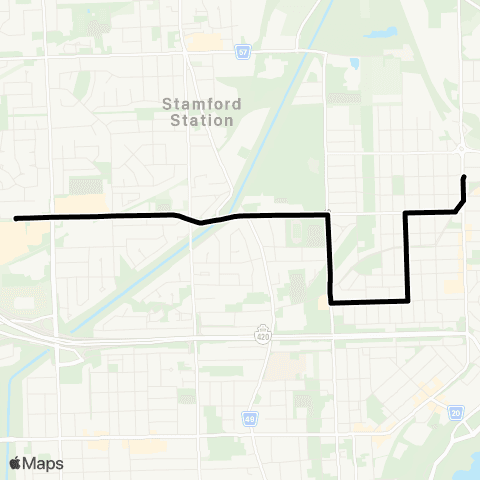 Niagara Region Transit Morrison St. - Downtown map