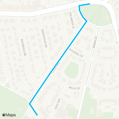 Sydney Buses Network Daceyville to Kingsford map