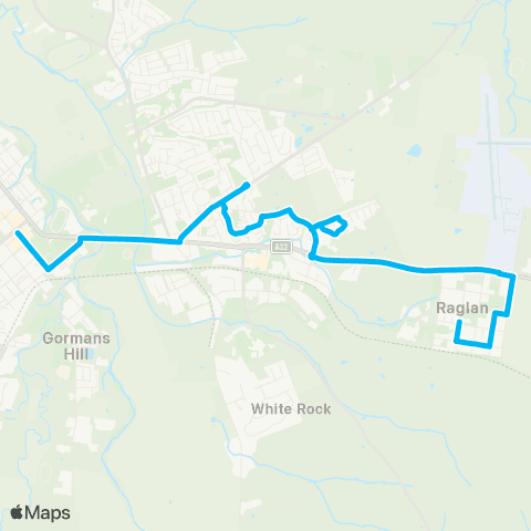 Central West and Orana Network Raglan to Bathurst map