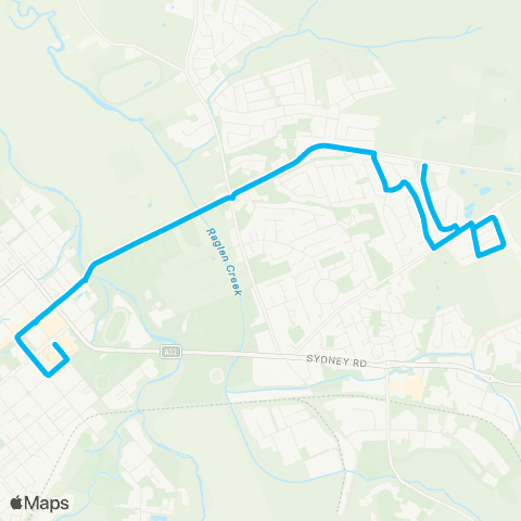 Central West and Orana Network Kelso to Bathurst map
