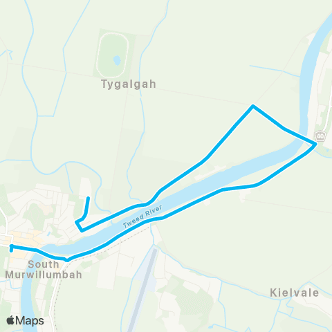 North Coast Network Sunnyside Mall to Greenhills (Loop Service) map