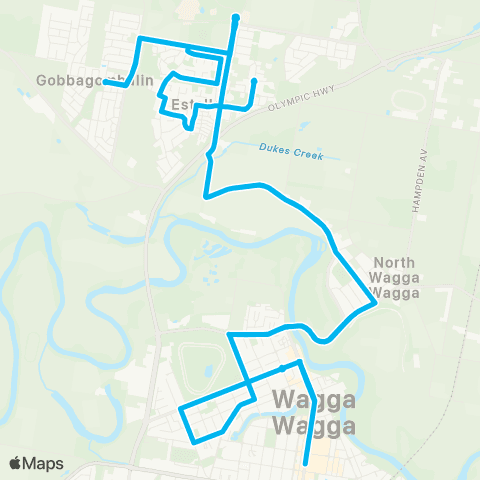 Riverina Murray Network Wagga Wagga - Estelle - Wagga Wagga map