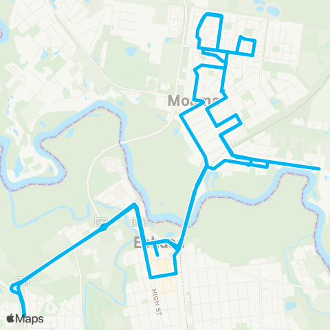 Riverina Murray Network Moama to Moama Schools map