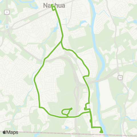 Nashua Transit System South End / Pheasant Lane Mall map