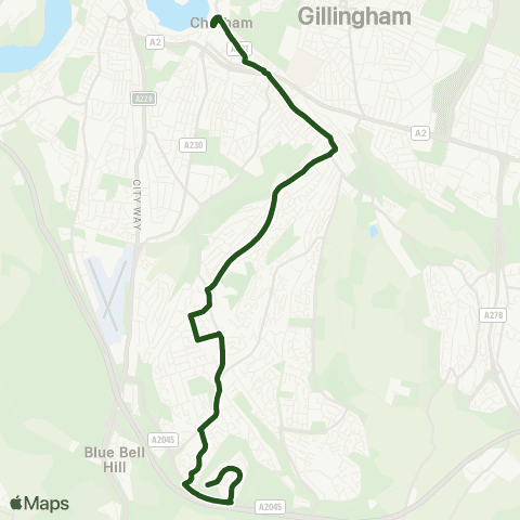 Nu-Venture Waterfront Bus Station - Podkin Wood map