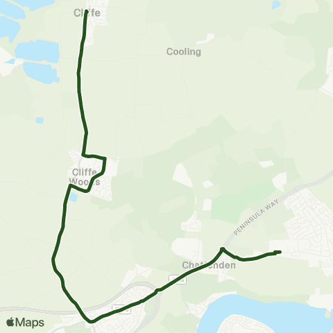 Nu-Venture (School) The Six Bells - The Hundred of Hoo Academy Grounds map