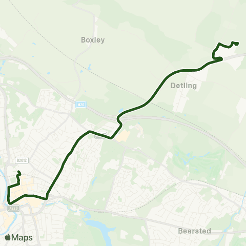 Nu-Venture Maidstone E Railway Sta - Kent Cty Showground map