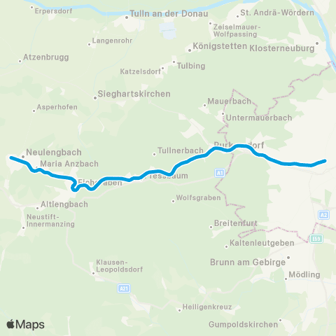 Österreichische Bundesbahnen Wien - Salzburg - Kufstein - Innsbruck - Bludenz - Bregenz - Lindau map