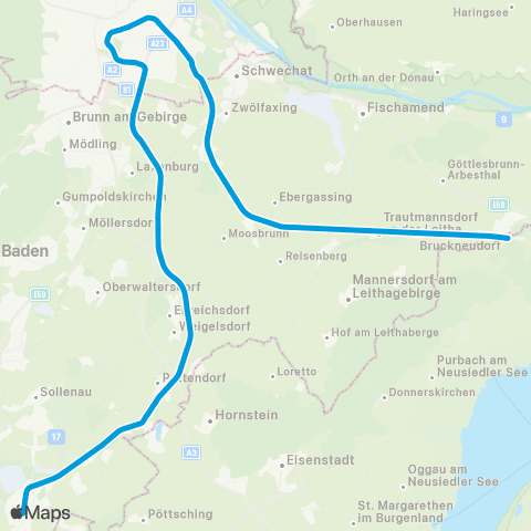 Österreichische Bundesbahnen Wien - Salzburg - Kufstein - Innsbruck - Bludenz - Bregenz - Lindau map