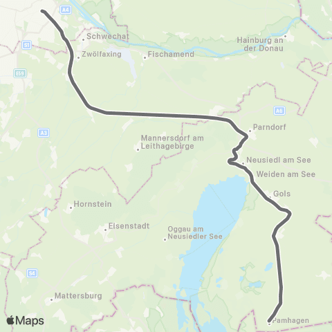 Österreichische Bundesbahnen Wien - Bruck / Mur - Klagenfurt - Villach - Tarvis (I) - ... map