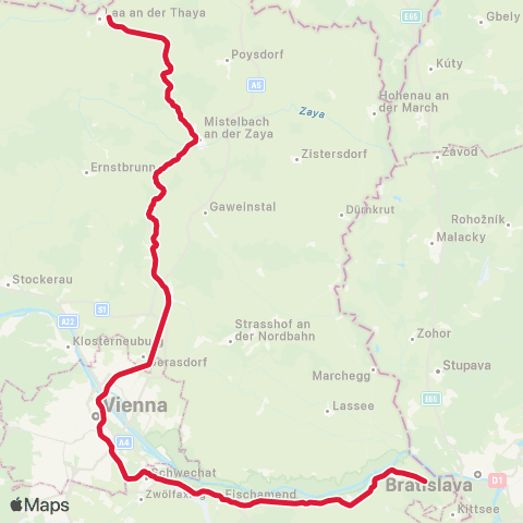 Österreichische Bundesbahnen Lindau - Bregenz - Bludenz - Innsbruck - Kufstein - Salzburg - Wien map
