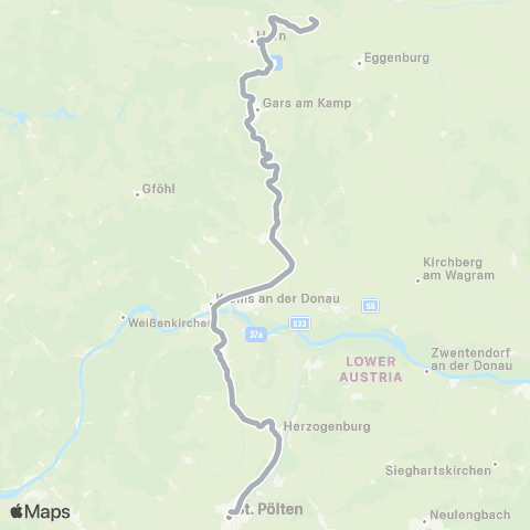 Österreichische Bundesbahnen Wien - Salzburg - Kufstein - Innsbruck - Bludenz - Bregenz - Lindau map