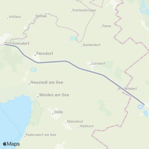 Österreichische Bundesbahnen Wien - Bruck / Mur - Klagenfurt - Villach - Tarvis (I) - ... map