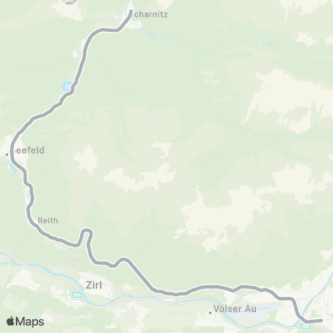 Österreichische Bundesbahnen Wien - Salzburg - Kufstein - Innsbruck - Bludenz - Bregenz - Lindau map