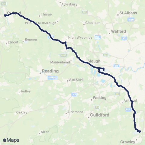 Oxford Bus Company Gloucester Green Bus Sta - N Term Bus Sta map