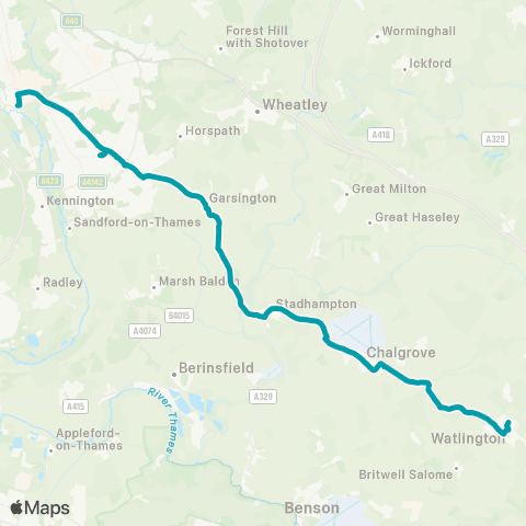 Oxford Bus Company Library - Speedwell Street map