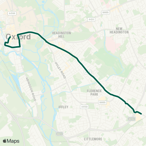 Oxford Bus Company Westgate - Car Factory Gate map