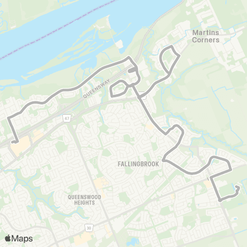 OC Transpo Gisèle Lalonde <​> Place D'Orléans map