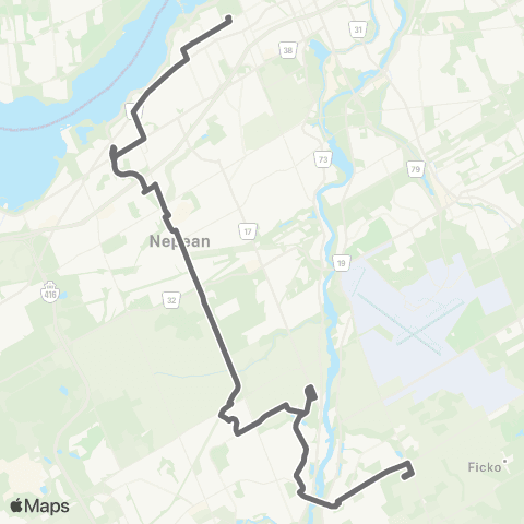 OC Transpo Limebank <​> Fallowfield / Tunney's Pasture map