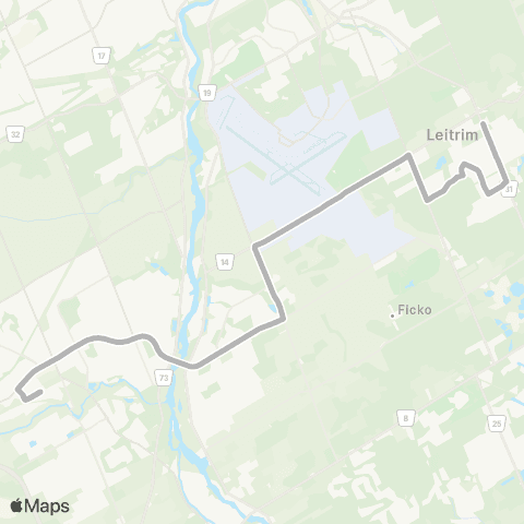 OC Transpo Pierre-Des-Blois <​> Findlay Creek map