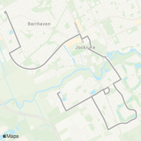 OC Transpo Cedarview M.S <​> Half Moon Bay map
