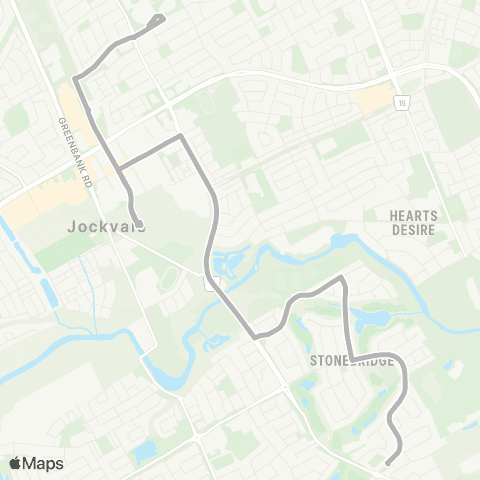 OC Transpo Golflinks <​> Longfields-Davidson Hts map