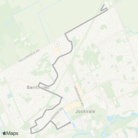 OC Transpo Pierre-De-Blois <​> Fallowfield map