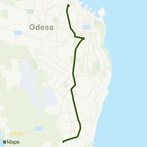 Odesa Bus 3 вул. Пастера - 11-а станція Люстдорфської дороги map