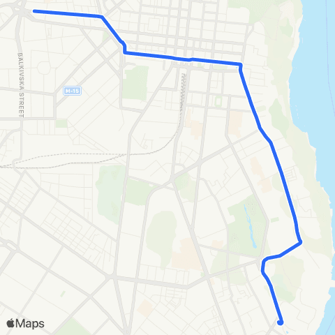 Odesa Bus 5 Автовокзал - Аркадія map