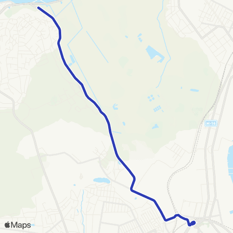 Odesa Bus 20 Херсонський сквер - Хаджибейський лиман map