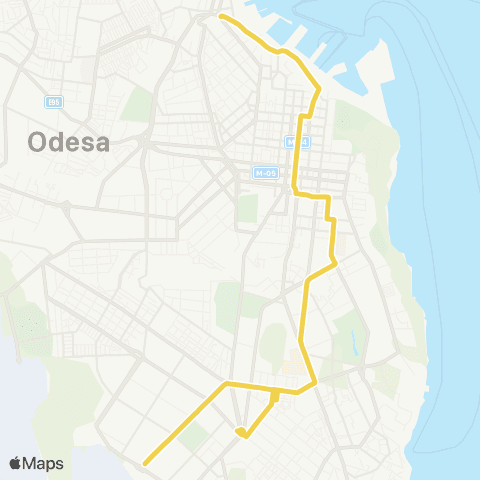 Odesa Bus 10 вул. Інглезі - Пересипський міст map