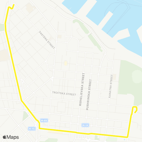 Odesa Bus 28 вул. Пастера - Парк ім. Тараса Шевченка map