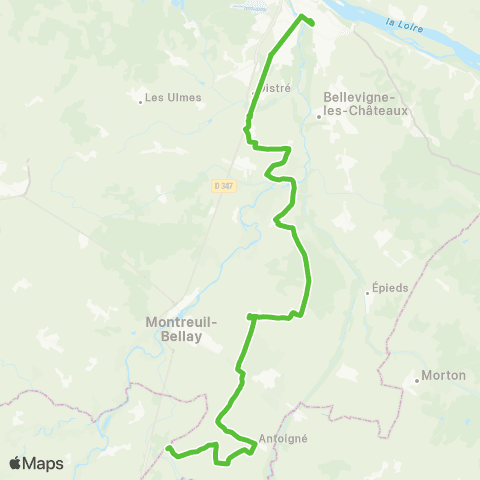 Ogalo Antoigne - Saumur map