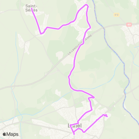 Olé St-Sériès - Saturargues - Villetelle - Lunel map