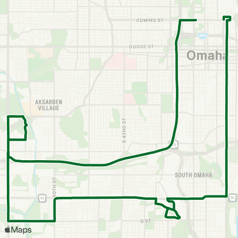 Metro 13th / L Street map