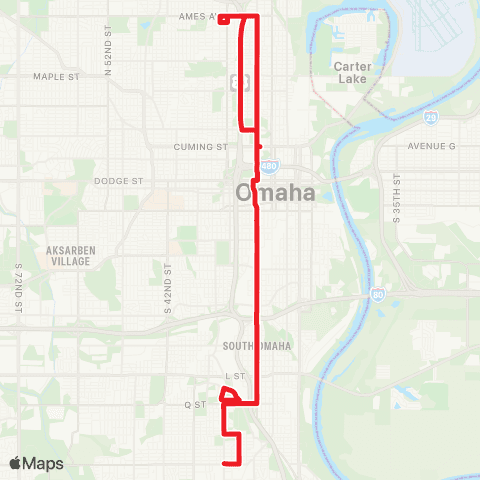 Metro 24th Street map
