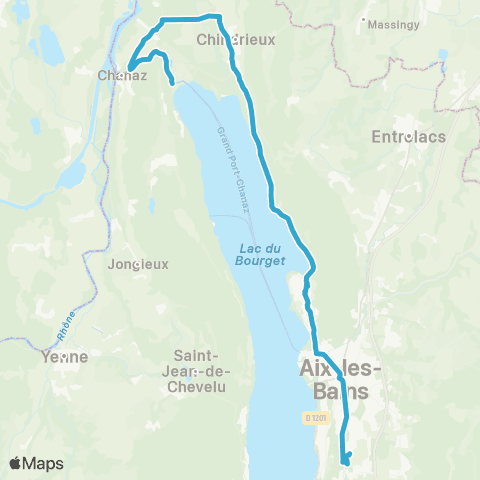 Ondéa - Lignes scolaires Portout - Lycée Marlioz map